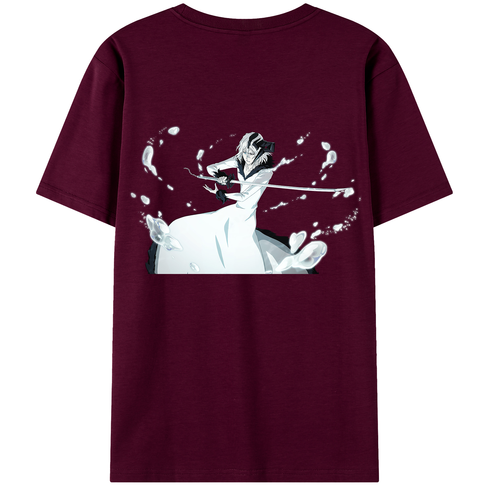 （画像用） ブリーチ 黒崎一護（くろさき いちご）BLEACH Kurosaki Ichigo レディース半袖Tシャツ(バックプリント)